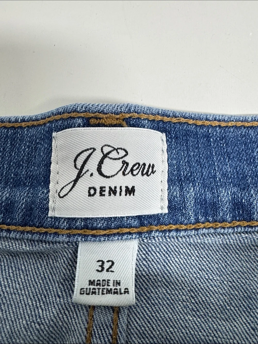 J. Crew Blue Frayed Hem Denim Shorts